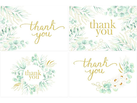 Thank You Card For Wedding Birthday